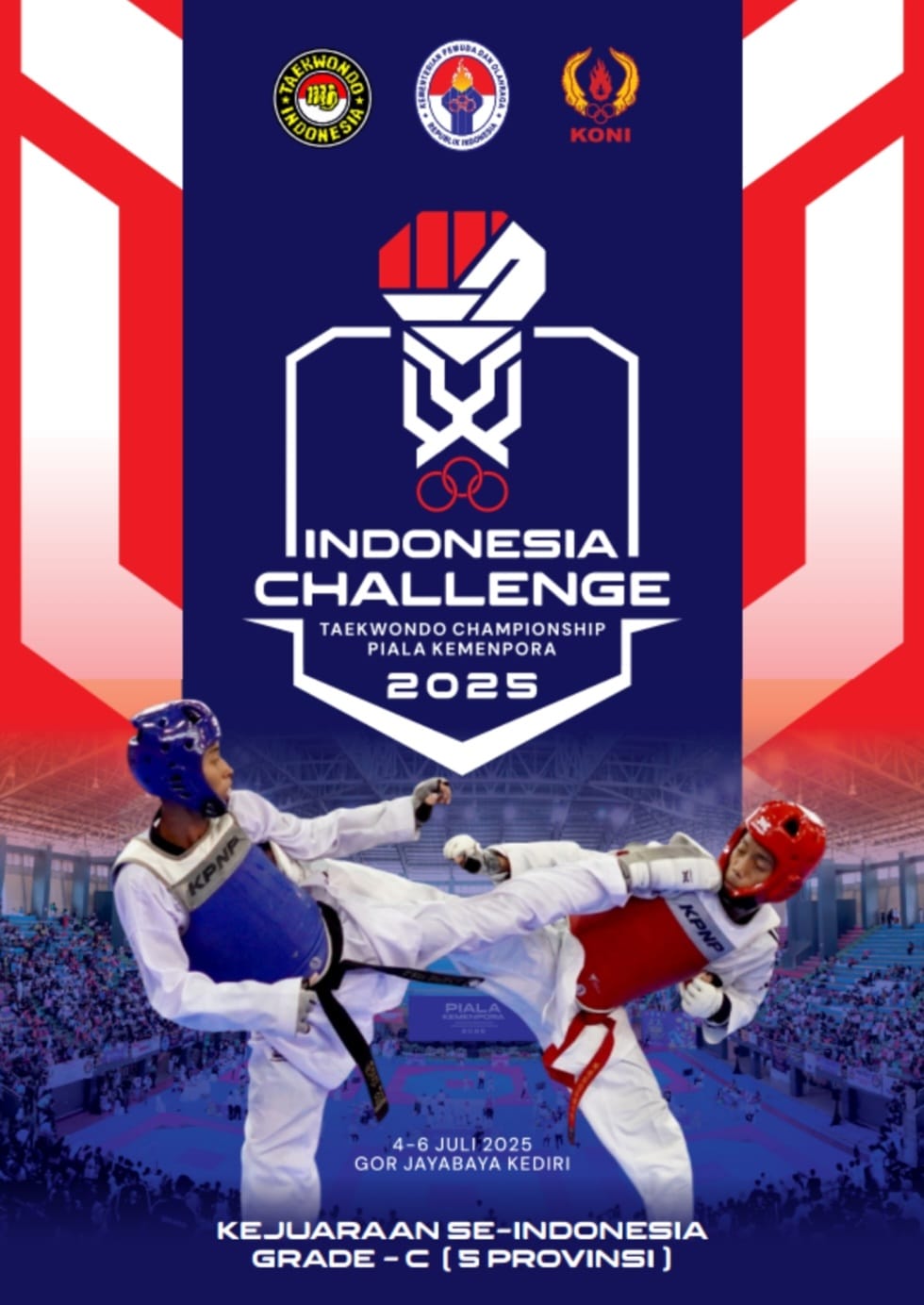Ajang Pertarungan Prestasi Taekwondo di Tanah Air Taekwondo Indonesia Dojang CTC Kadu